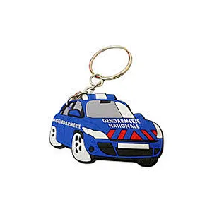 Promotional Custom Soft PVC Rubber Keychain Car Shaped Personalized