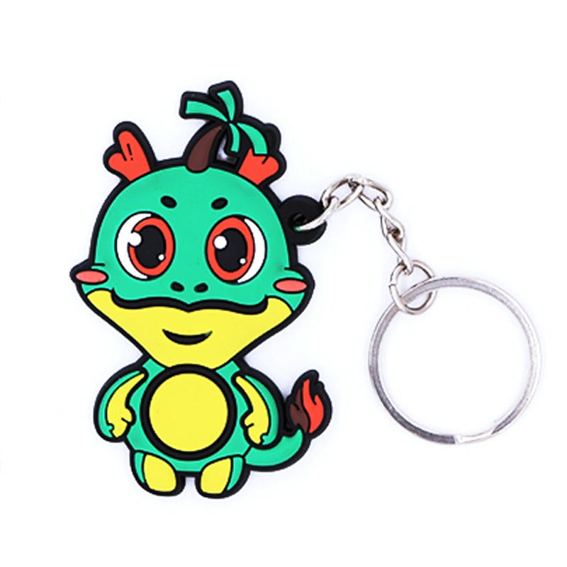 Promotional Gift Maker Custom 3d Logo Rubber Soft Pvc rubber Keychain
