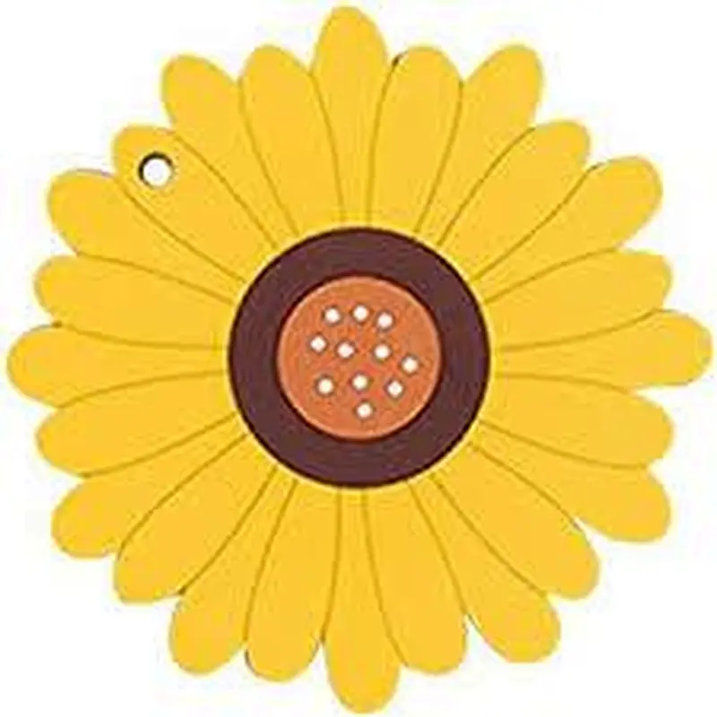 Placemat PVC Tableware Table Sunflower Coaster NonSlip Heat Insulation Pad Home Decor