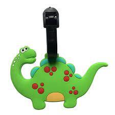 PVC Rubber Dinosaur Bag Tags Luggage Tags