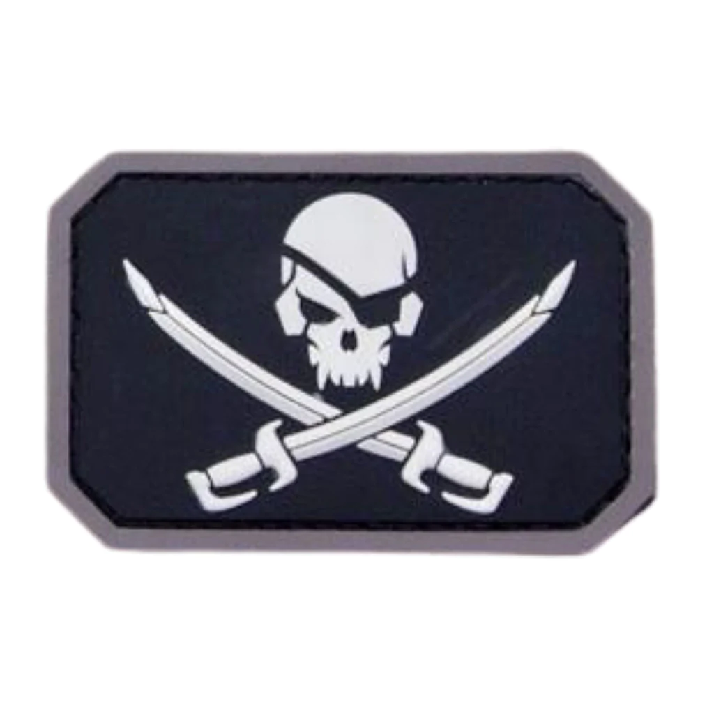 Pirate Skull Flag PVC Patch