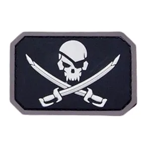 Pirate Skull Flag PVC Patch