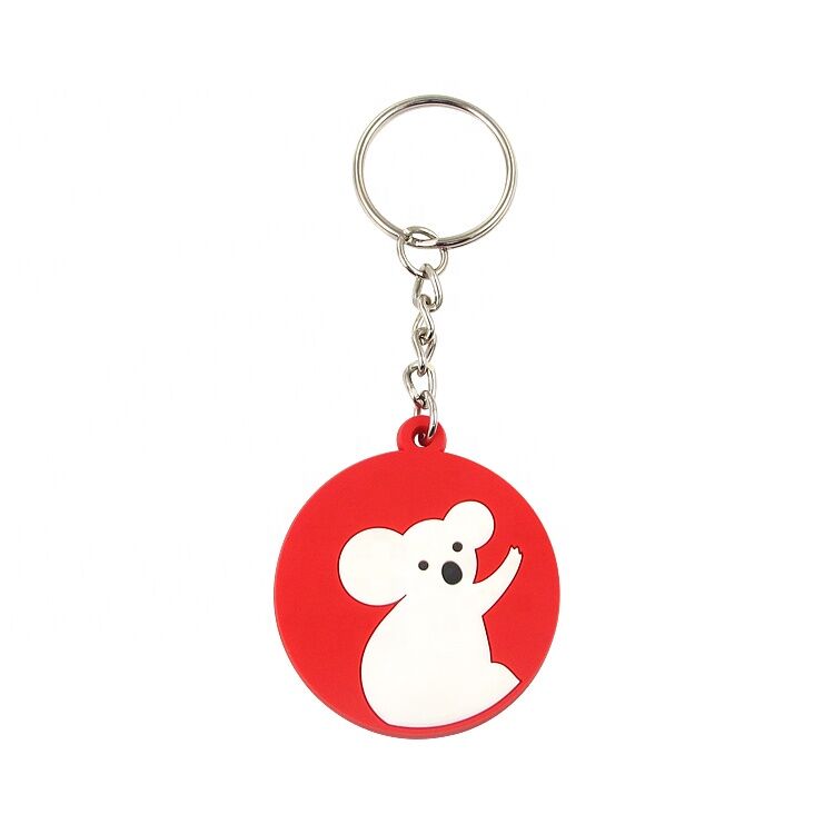Otil Cute Cartoon pvc rubber Mini Koala Keychain