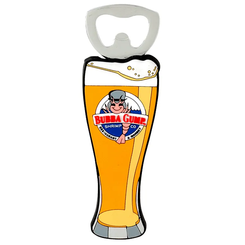 Wholesale Custom OEM Eco-friendly 3D Lovely Rubber Soft PVC Cover Beer Bottle Opener