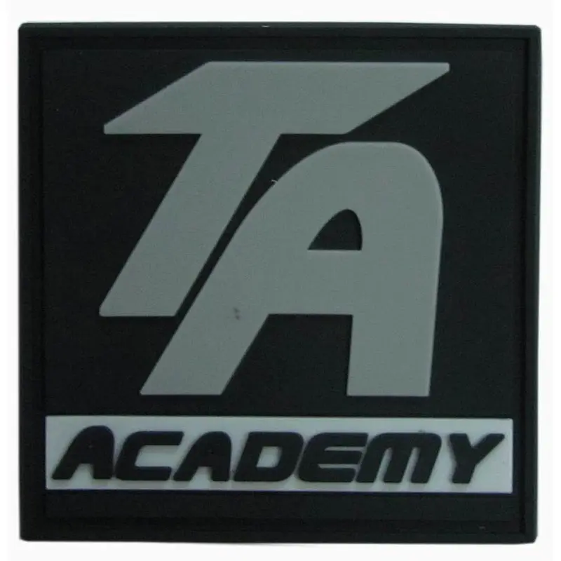 customized 3D logo embossed PVC label rubber patch