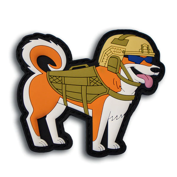 Tactical Dog Morale 2D/3D pvc Patches
