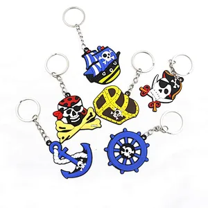 Pirate Keychain Halloween PVC Soft KeyChain