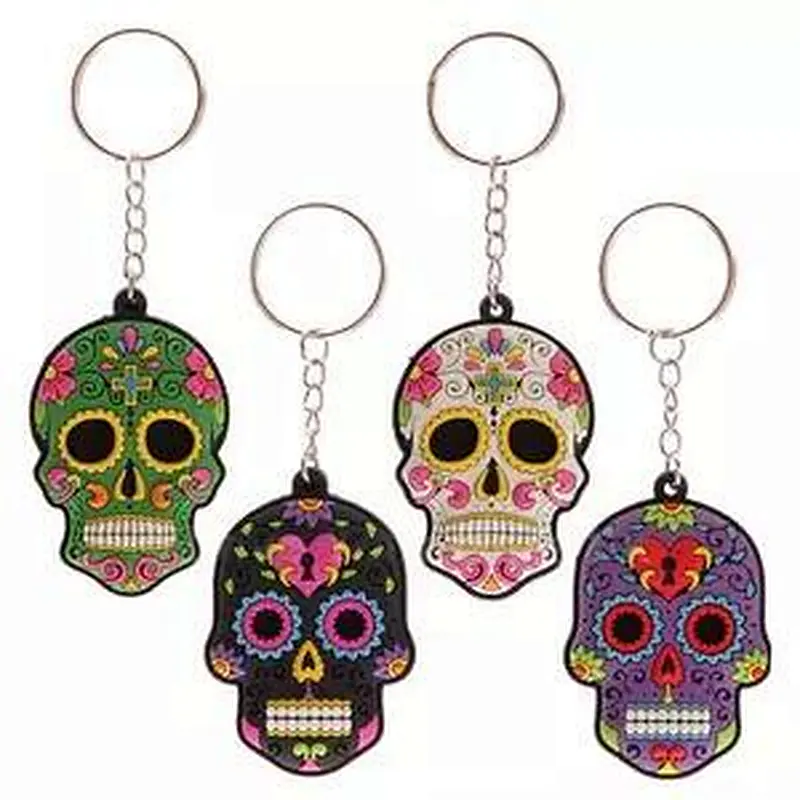 Skull Keyring Skull Keychain PVC Keychain Inspired Key