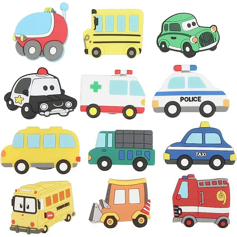 Vehicle Magnets for Fridge, Car Refrigerator Magnets Stickers,Funny Fridge Magnet Shape,Cute