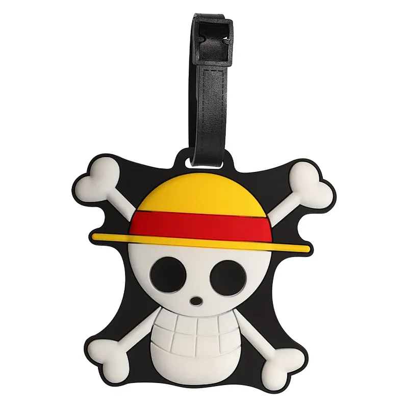 Cool Skull Luggage Tag Suitcase Travel Accessories PVC Plastic Creative Holder Baggage Boarding Tags