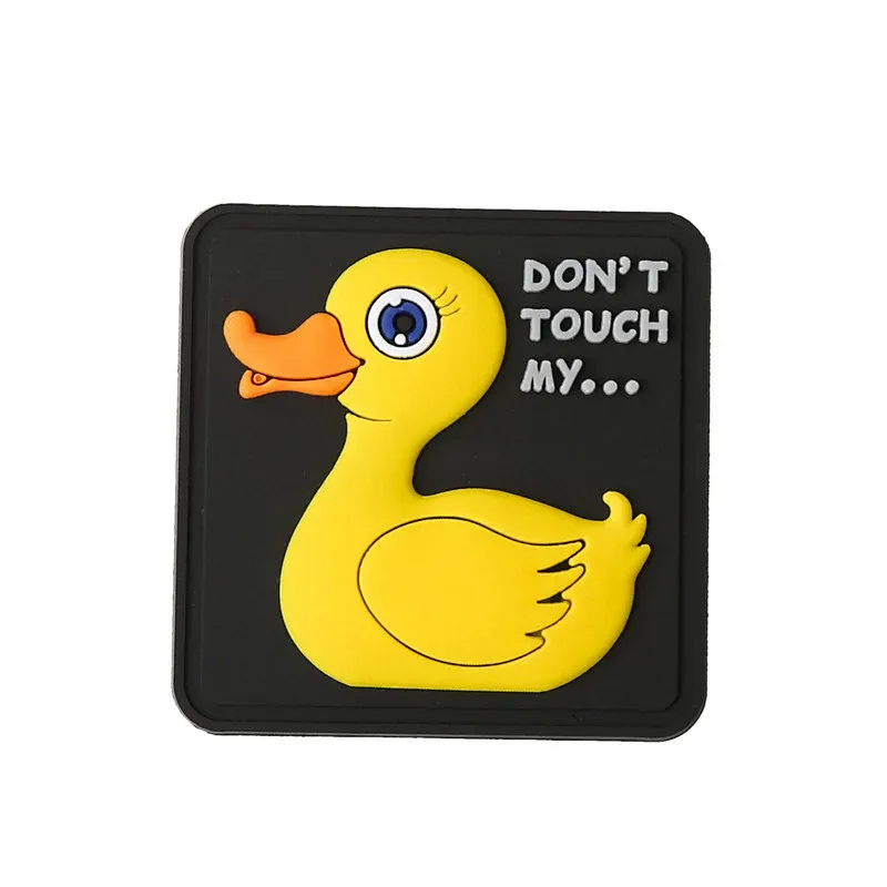 Don't Touch My Tactical Duck Funny Morale PVC Patch Removable Badge