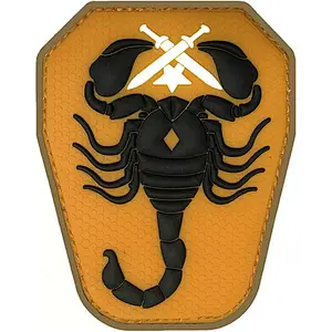 Scorpion Military Army Tactical Morale PVC Rubber Patches