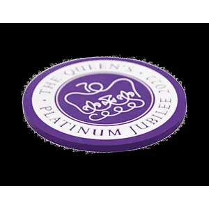 Platinum Jubilee Commemorative PVC Coasters