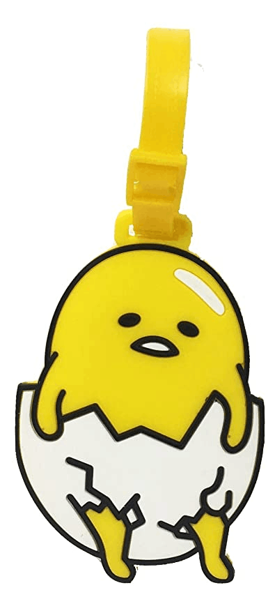 Gudetama Eggs Stylish PVC Suitcase Baggage Travel Luggage ld Name Tag