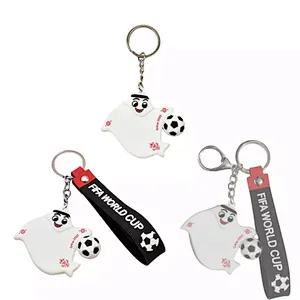 Key Holder Multi-purpose 2022 Qatar World CupSoccer Doll Keychain Pendant
