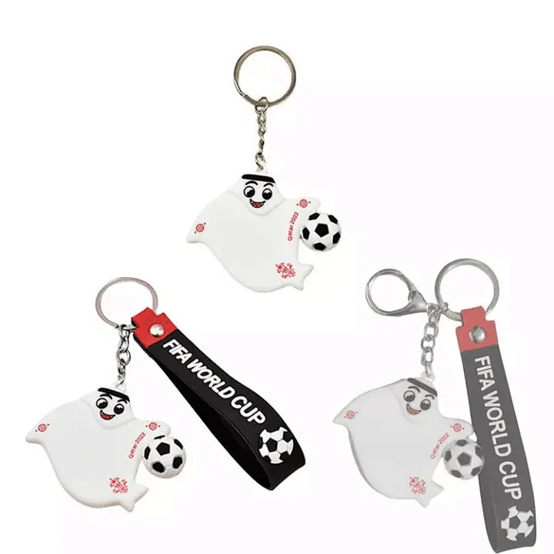 Key Holder Multi-purpose 2022 Qatar World CupSoccer Doll Keychain Pendant