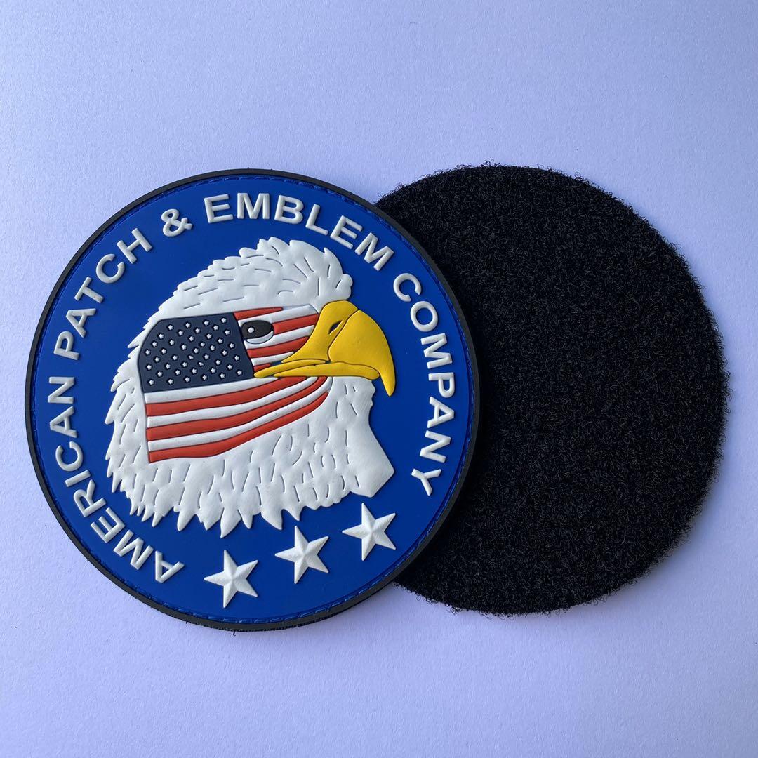 Custom PVC Patches Durable Rubber Patches American Patch