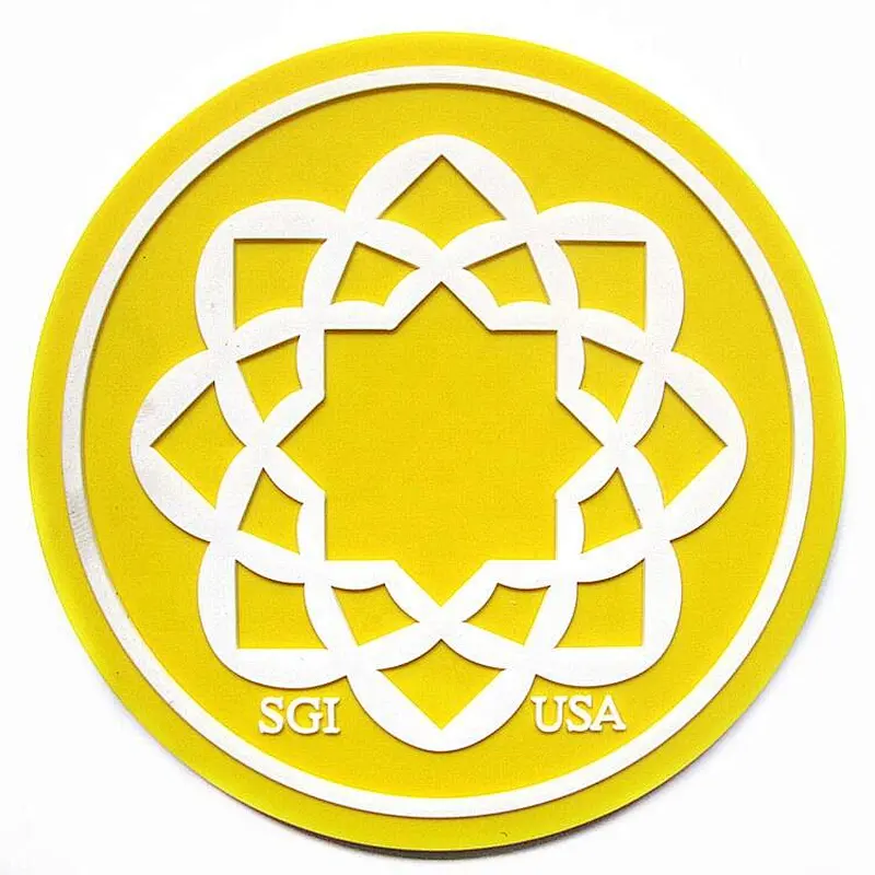 Custom Pvc Coaster Promotional Soft Rubber Cup Mat Embossed Beer Drink Coasters