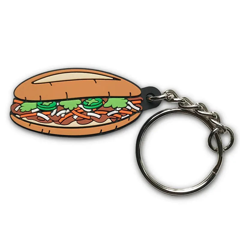 Vietnam Banh Mi Sandwich Soft PVC Keychain