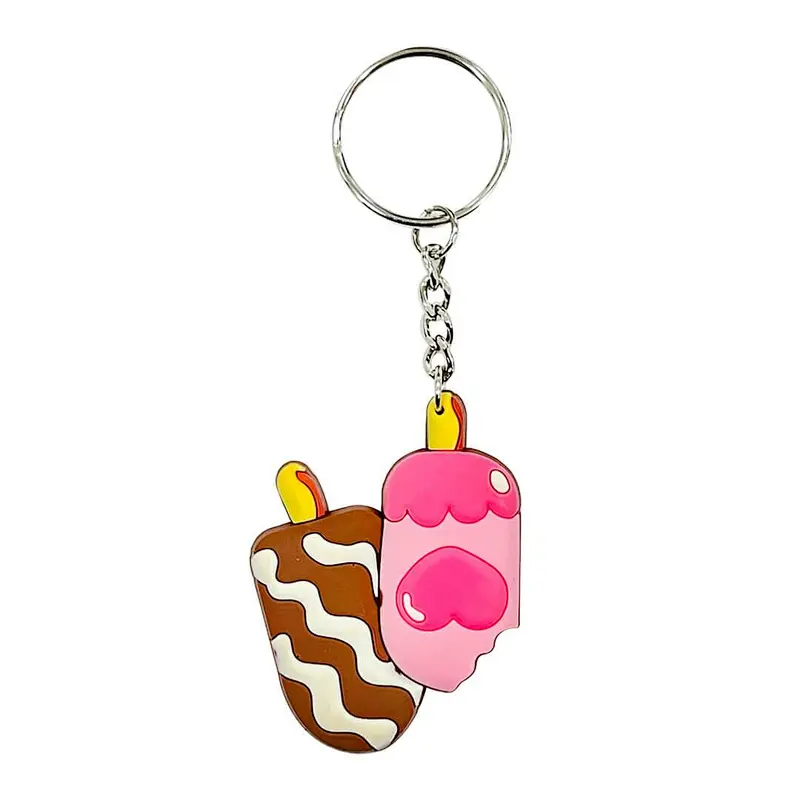 Dessert Keychains New Creative Cute Cartoon PVC Soft Key Chain
