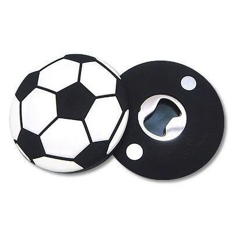 Soft PVC Rubber Football Volleyball Beer Bottle Opener