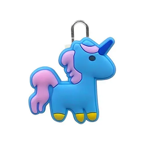 PVC Zipper slide cute colorful horse cartoon Zipper pull Replacement Clip Broken Buckle