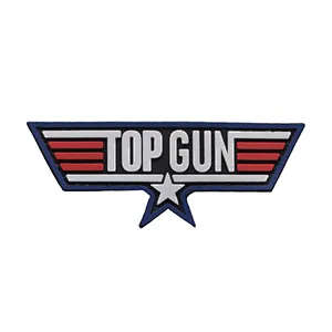 Tactical Top Gun Flight Suit Soft PVC Patches