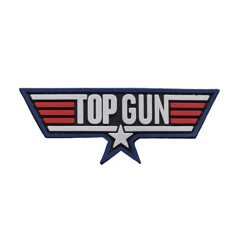 Tactical Top Gun Flight Suit Soft PVC Patches