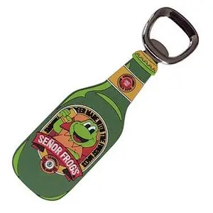Frog Soft PVC Bottle Opener Keyrings