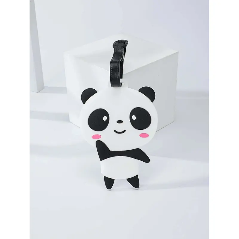 Panda Luggage Tag PVC Baggage Travel ID Airline Plane Bag