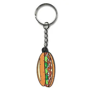 Vietnam Banh Mi Sandwich Soft PVC Keychain