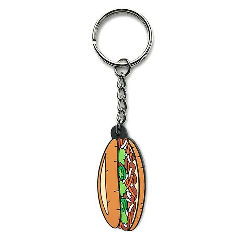 Vietnam Banh Mi Sandwich Soft PVC Keychain