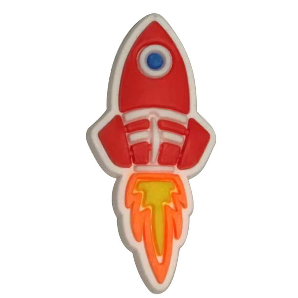 PVC Kawaii Cartoon Fridge Magnetic Sticker Rocket Refrigerator Magnets