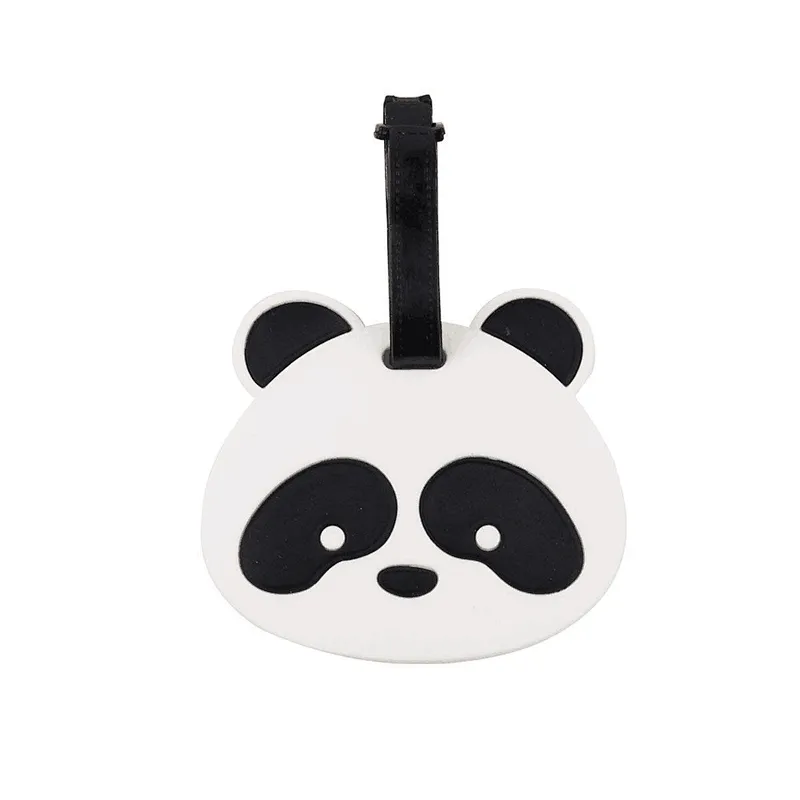 China Customized Panda Pvc Luggage Tag