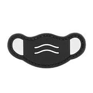 Mask rubber PVC Hook Back Patch