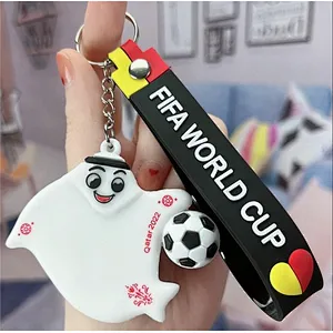 Key Holder Multi-purpose 2022 Qatar World CupSoccer Doll Keychain Pendant