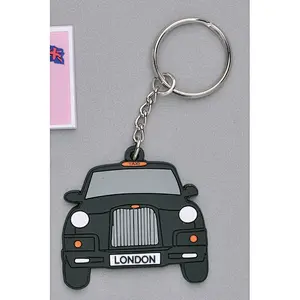 London taxi Promotional Soft PVC Keychain