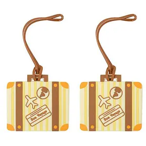 Custom PVC Luggage Tag Prevent Loss of Boarding Pass Promotional Items