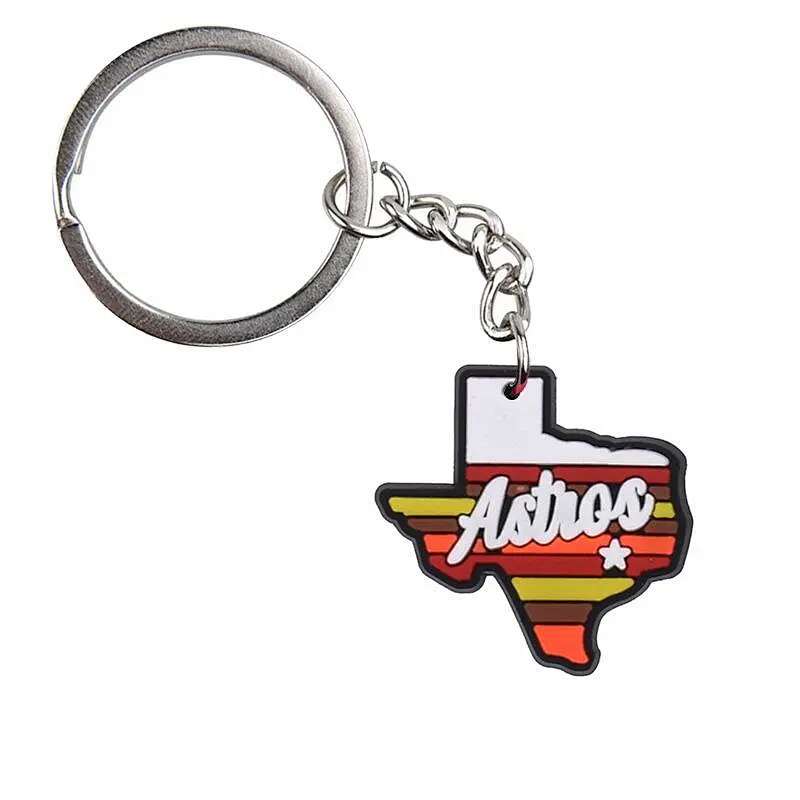 Texas Gas Station Brand Pvc Keychain