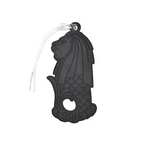 Singapore Merlion PVC Luggage Tags