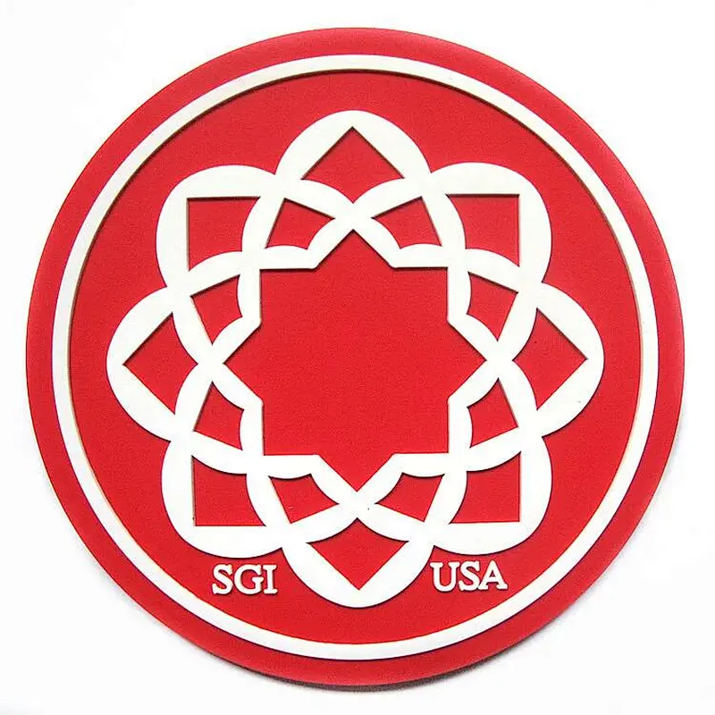 Custom Pvc Coaster Promotional Soft Rubber Cup Mat Embossed Beer Drink Coasters