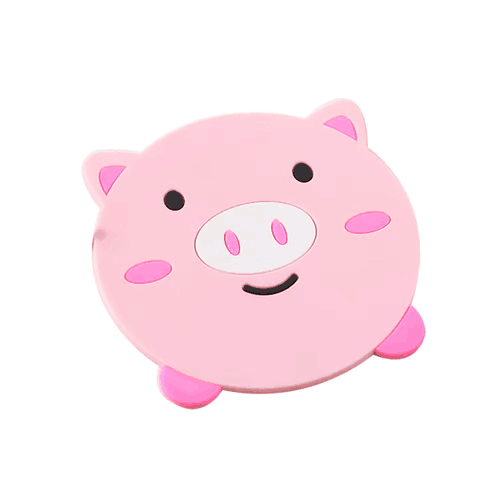Manufacturers Cheap Custom Heat Resistant Cartoon Animal Soft Rubber Pvc Coaster