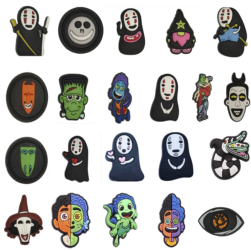 PVC Cute Cartoon Fridge Magnets Japan Anime No Face Man Ghost Eye Refrigerator Magnet