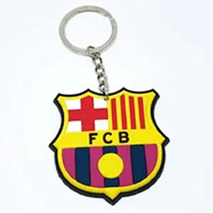 F.C.B PVC coating pvc custom keychain
