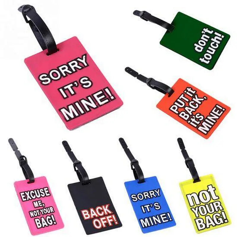 High Quality PVC luggage Tag for Promotional Production