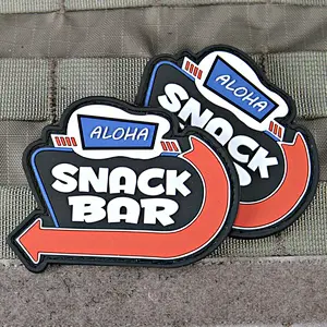 ALOHA SNACK BAR PVC MORALE PATCH