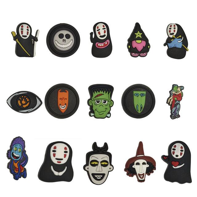 PVC Cute Cartoon Fridge Magnets Japan Anime No Face Man Ghost Eye Refrigerator Magnet