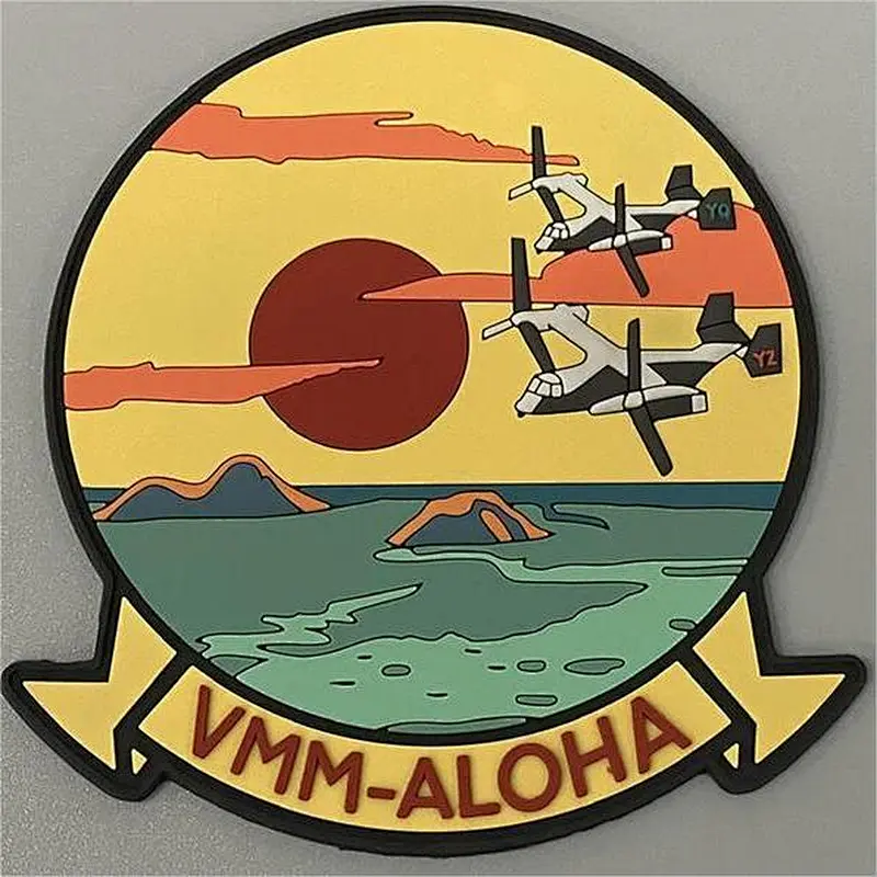 VMM-Aloha with Hook and Loop PVC Patch