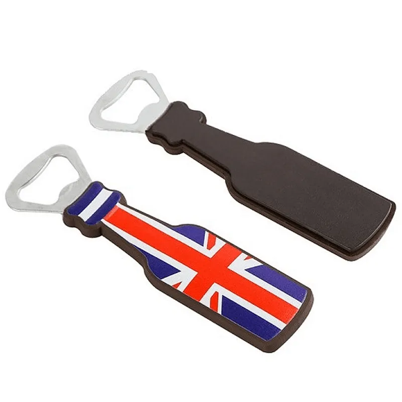 Creative PVC Advertising National Flag Bottle Opener