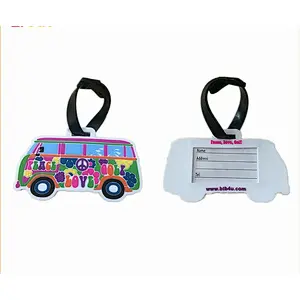 Convenient Wholesale pvc luggage tag For Vacations